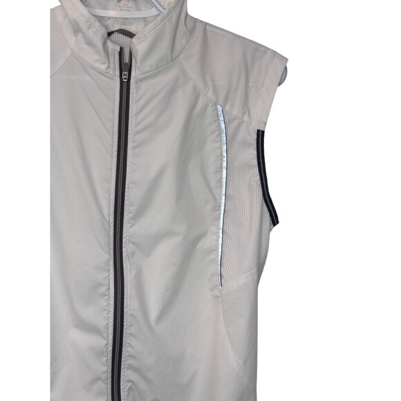 MEC women's white cycling full zip vest size M - Picture 2 of 11